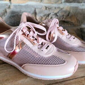 Michael Kors Rose Gold tennis shoes